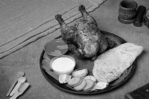 Grill Chicken Full With Two Parotta