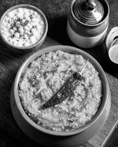 Dal Khichdi With Boondi Raita