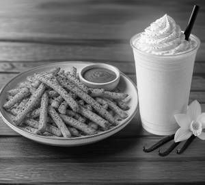 Peri Peri Fries +  French Vanilla Thick Shake