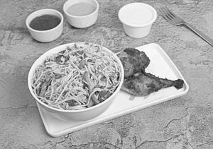 Chicken Noodles + Quarter Grill Chicken