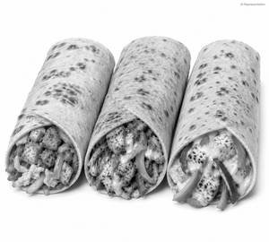 Egg Chicken Tikka Roll + Heavy Duty Roll + Cheese Paneer Roll
