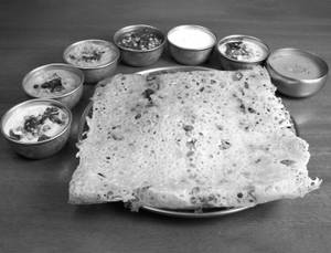 Onion Masala Rava Dosa