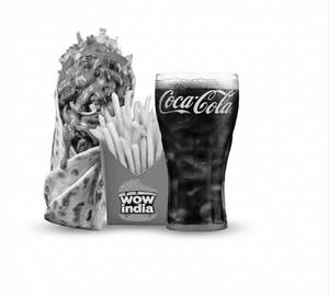 Tandoori Wrap Meal- Tandoori Wrap, Small Fries & Coke (Taste The Vibe)
