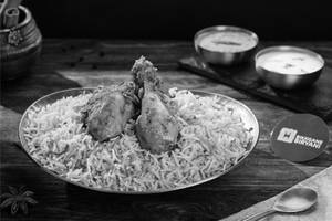 Double Chicken Dum Hyderabadi Biryani