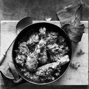 Chicken black gravy curry