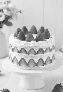 Strawberry Premium Eggless Cake(1pound) (1/2 Kg)