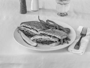 Pesto Grilled Chicken Panini