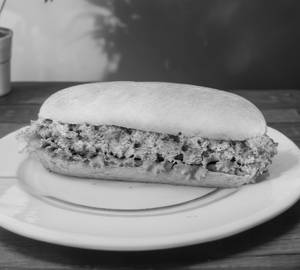 Chicken Tikka Sourdough Subway Sandwich