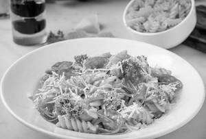 Fusilli With Pepperoni Pasta