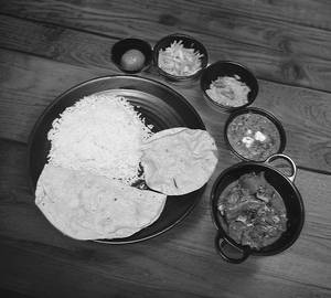 Mutton thali
