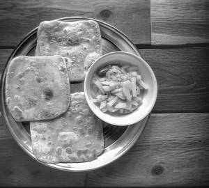 Paratha(3Pcs)+Sada Aloo Tarkari