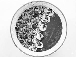 Mocha Smoothie Bowl (Gluten Free, Low Cal)