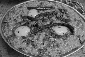 Egg Bhurji Khichdi Fry