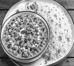 Methi Matar Malai Paneer with Jeera Rice