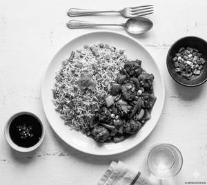 Chilli Chicken+veg Fried Rice