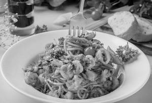 Spaghetti With Seafood