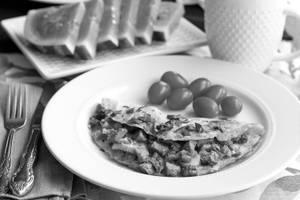 Chicken Sausage Omelette