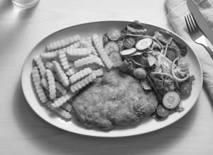 Chicken Cutlet [2 Pieces With French Fries]