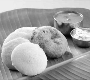Idli  Sambar Vada (1+1 Pcss)