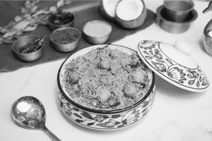Mushroom Pepper Biryani