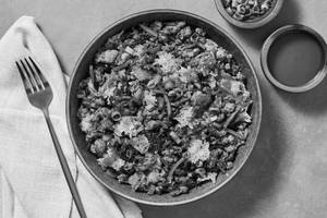 Burnt Garlic Fried Rice Pork