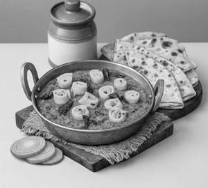 Khandvi Masala With Phulkas (4 Pcs)