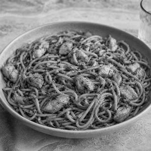 Burnt Garlic Chicken Fried noodles
