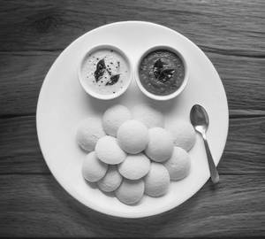 Plain button idli  [18 pcs]