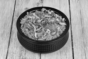 Mushroom Schezwan Fried Rice