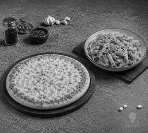 Mixed Sauce Pasta + Golden Corn Pizza Combo