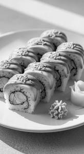 Creamy Avacado Sushi Roll