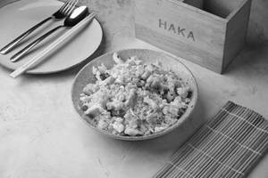 Butter Garlic Fried Rice With Chicken