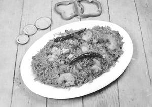 Prawn Schezwan Rice