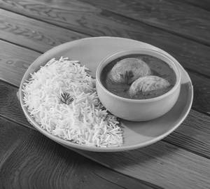 Egg Curry [2Egg]+ Rice