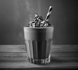Belgian chocolate milkshake