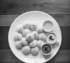 Ghee button idli   [18 pcs]