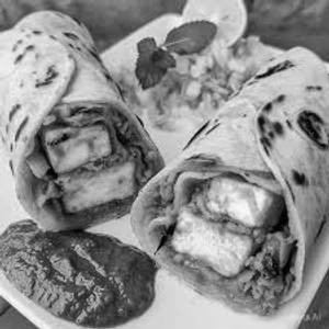 Paneer buter masala roll