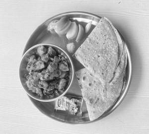 Batata Bhaji With 2 Chapati