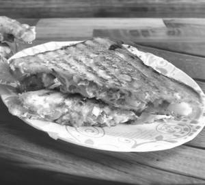 Schezwan fried chicken sandwich