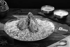 Double Chicken Dum Hyderabadi Biryani