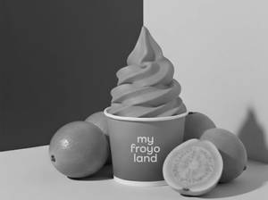 Pink Guava Frozen Yogurt Ice Cream
