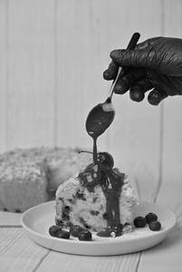 Mixed Berry Crumble Tea Cake