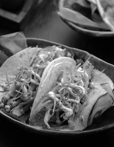 Enoki Mushroom Taco