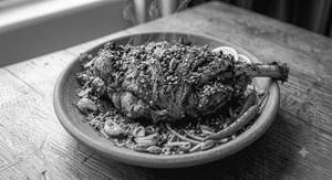 Mutton tandoori raan