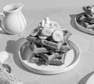 Banana Caramel Waffle
