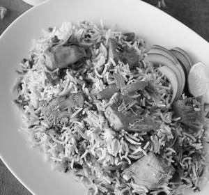 Kathal Biryani With Raita