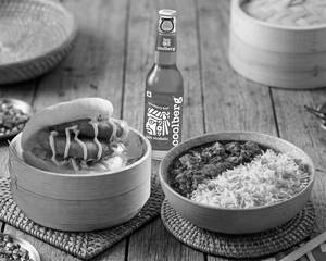 Chilli Chicken Rice Bowl Meal Combo (bao + Drink)