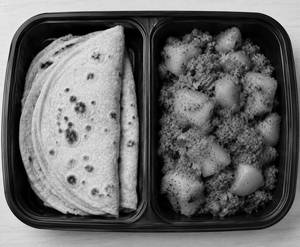 4 Roti + Aloo Kasha