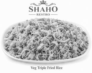 Veg Triple Fried Rice