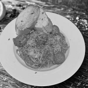 Spaghetti & Chicken Meatballs